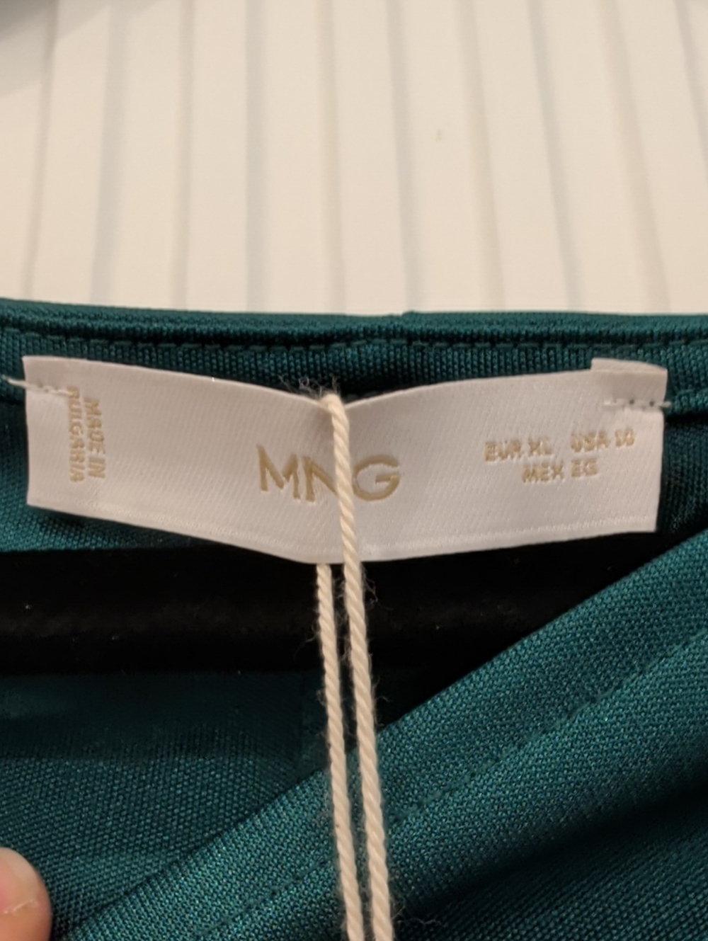 Satin draped Maxi dress MANGO UK 14 - Picture 11 of 11